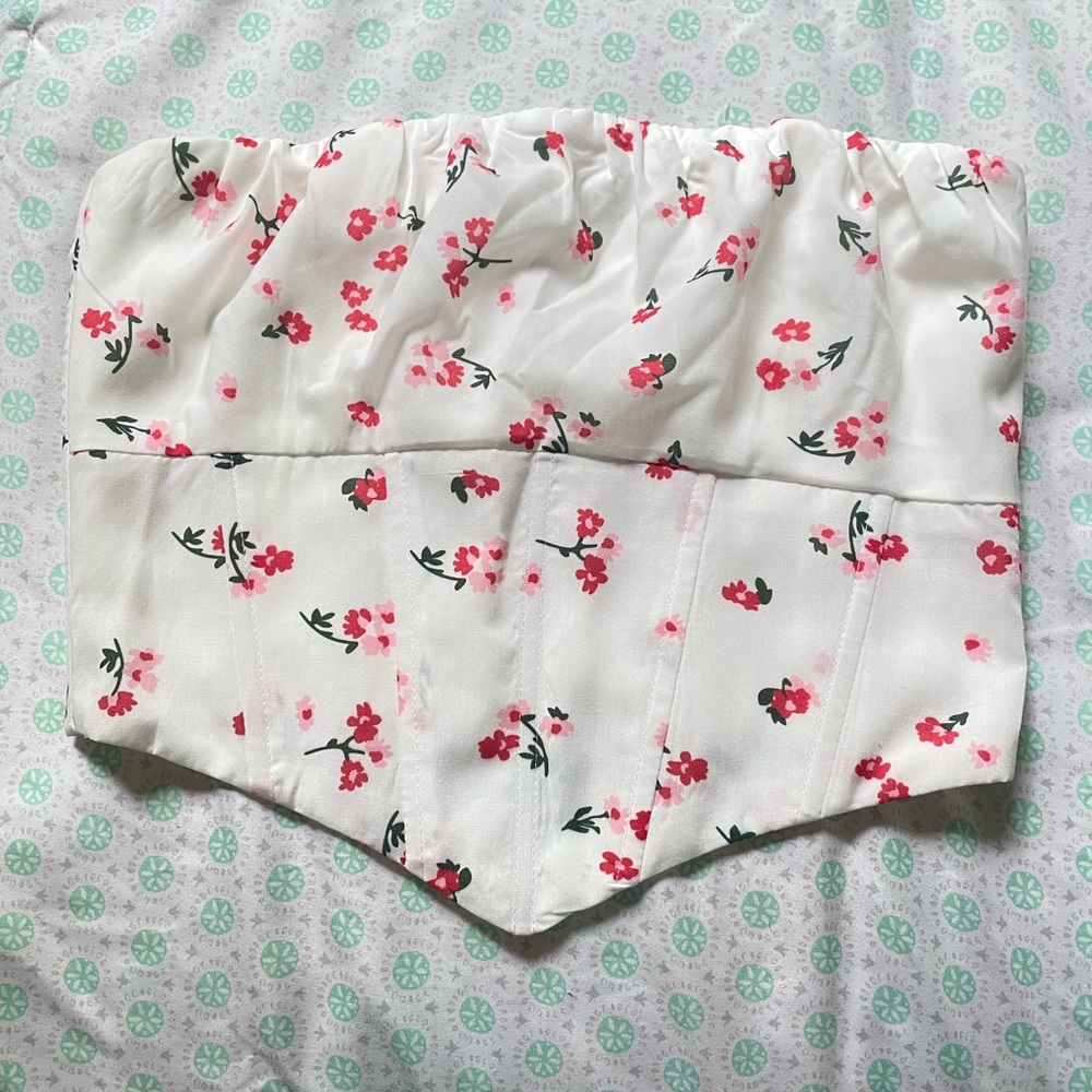 Princess Polly floral bustier top
